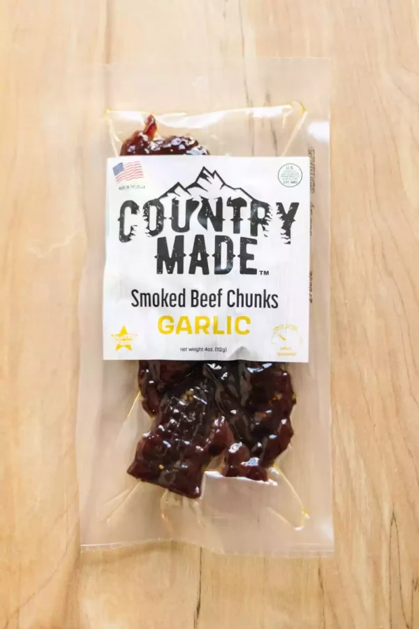 Garlic Smoked Beef Chunks